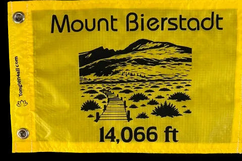 Summit Flag: Mt Bierstadt